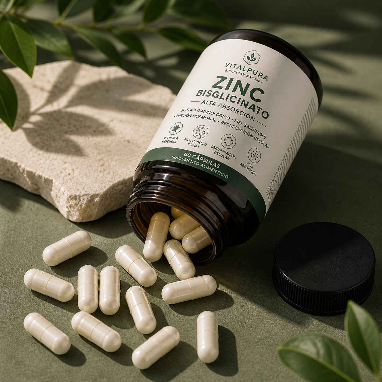 Zinc Bisglicinato VitalPura – Alta Absorción - Imagen 2